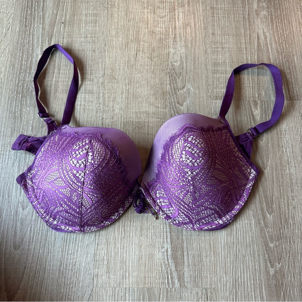 Victoria's Secret Purple Lace Bra